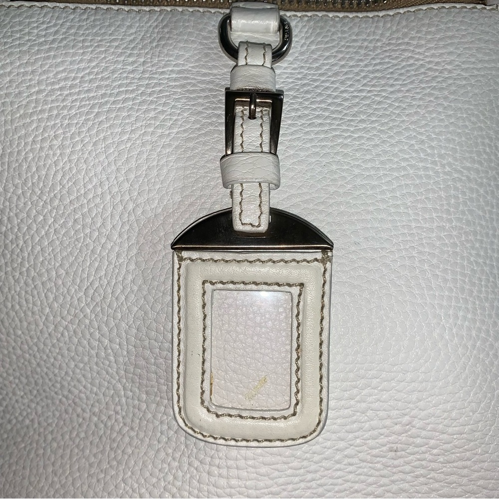 PRADA winter white taino doe skin leather hobo SHOULDERBAG - Picture 4 of 13